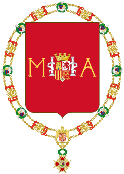 File:Coat of Arms of Manuel Azaña (Order of Isabella the Catholic).svg