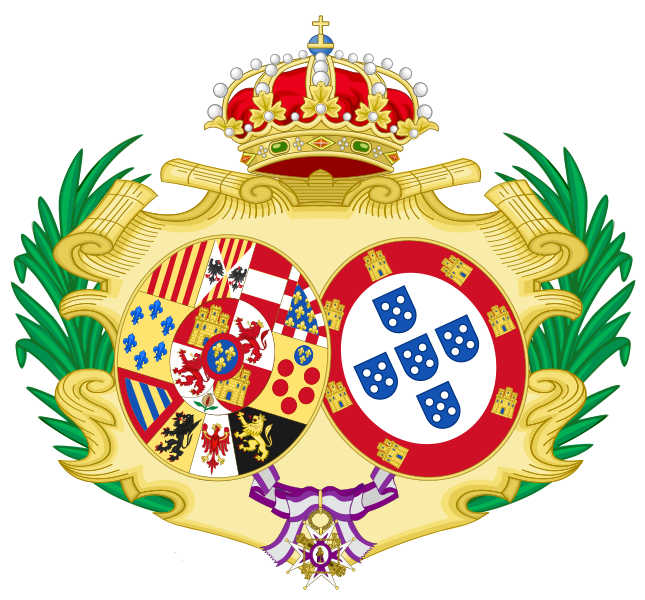 File:Coat of Arms of Maria Isabel of Portugal, Queen Consort of Spain.svg