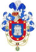 Coat of Arms of Omar Torrijos Herrera (Spanish Order of the Civil Merit).svg