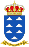 Escudo de la desaparecida Zona Militar de Canarias (1984-2002)