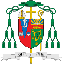 Coat of arms of Patrick Henry Cronin as Prelate of Ozamis.svg