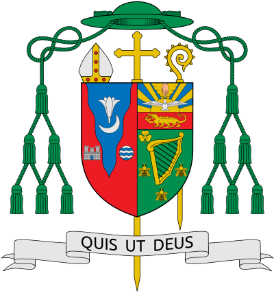 Coat of arms of Patrick Henry Cronin as Prelate of Ozamis.svg