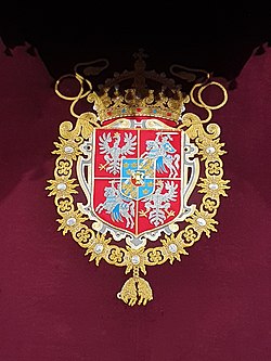 Close-up of the Coat of arms of the Polish–Lithuanian Commonwealth