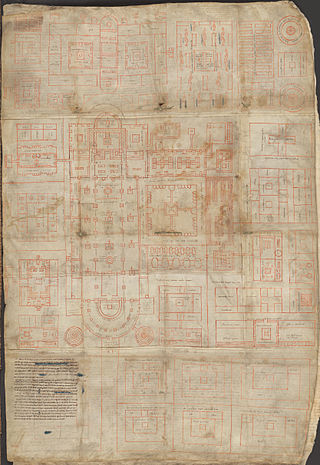 <span class="mw-page-title-main">Plan of Saint Gall</span> Medieval architectural drawing of a monastic compound