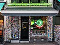 * Nomination "Coffeeshop Green Place" exterior façade entirely covered with stickers, with green neons, in Amsterdam, the Netherlands. --Basile Morin 03:38, 28 May 2024 (UTC) * Promotion  Support Good quality.--Agnes Monkelbaan 04:02, 28 May 2024 (UTC)