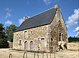 Façade sud de la Ferme du Haut-Bécherel près du Temple de Mars à Corseul, dans les Côtes d’Armor.