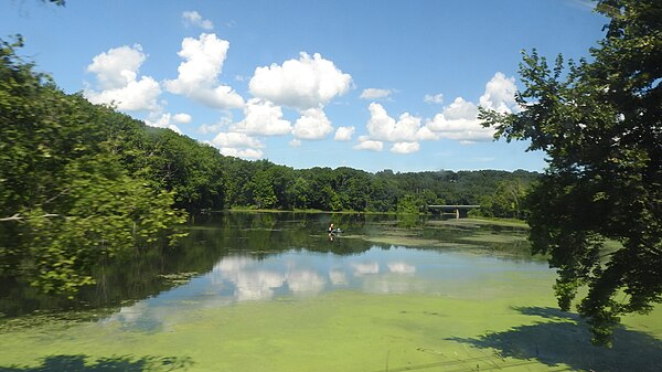 Croton River, near the hamlet of Purdys