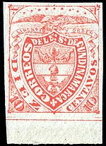 Thumbnail for Postage stamps and postal history of Cundinamarca