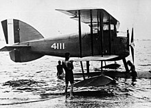 Un esemplare di Curtiss HA, velivolo realizzato nel 1918.