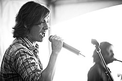 Frontman David Usher performing in 2012 David Usher performing.jpg