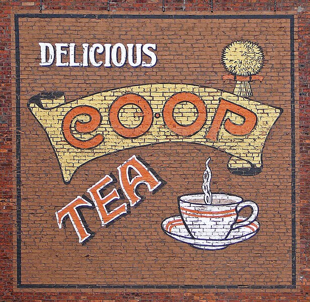 File:Delicious co-op tea, Rochdale Pioneers Museum.jpg