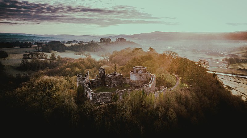 File:Dinefwr castle at sunrise.jpg