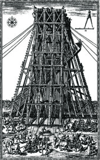 Relocation of the Vatican Obelisk, Rome, by Domenico Fontana (1586)