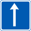 E11.1: Lane for continuing straight