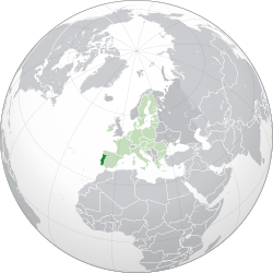 Portugalija žemėlapyje