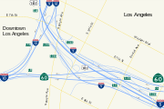 Map of East LA Interchange