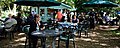 Easton Lodge Gardens, Little Easton, Essex, England outdoor café 03 (cropped).jpg