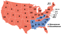 Results in 1952 ElectoralCollege1952.svg