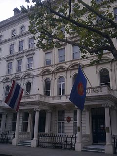 Embassy of Thailand, London Kensington and Chelsea, Greater London, SW7