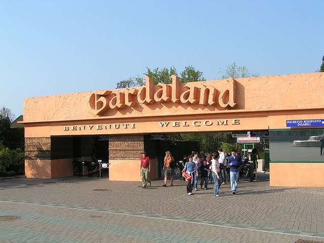 Gardaland's entrance