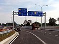 Entrance to the Klang third bridge from the north (Jalan Goh Hock Huat) towards Klang south