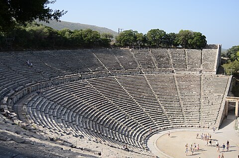 The Ancient Theatre of Epidaurus, still used for theatrical plays