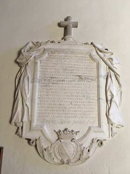 File:Epitaphe de Messire Jean de Frezeau Marquis Jean de la Frezellière.jpg