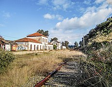 Ligne ferroviaire Barca d'Alva-La Fuente de San Esteban : l'ancienne gare de La Fregeneda.