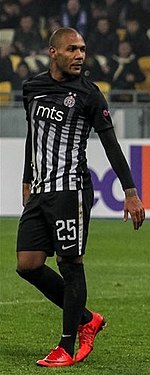 Everton Luiz with Partizan in 2017