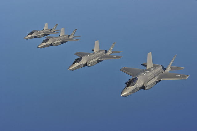 United States Air Force F-35A Lightning IIs, fifth-generation multirole stealth fighters