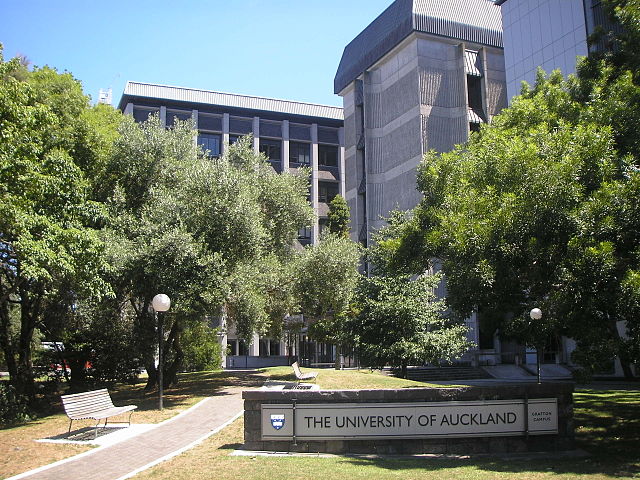 The Medical School of Auckland University and two large hospitals bound the north side.