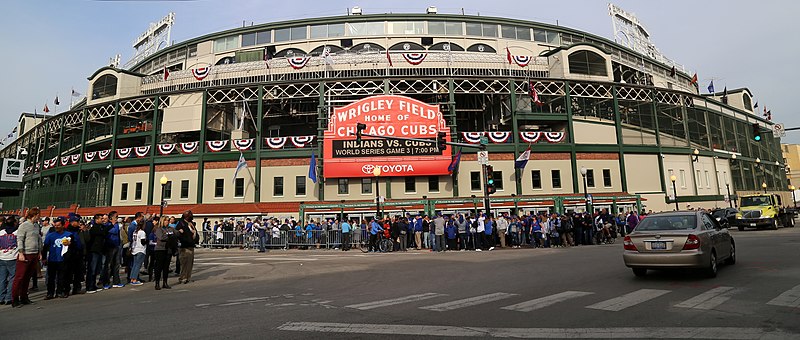 File:Fans descend on Wrigley Field for World Series Game 3. (30642794705).jpg