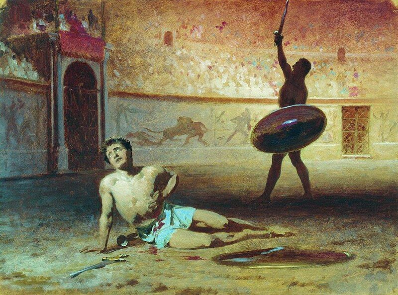 File:Fedor Bronnikov - Dying gladiator (1856).jpg