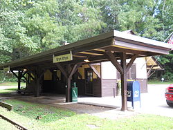 Fetter's Mill Village, Bahnhof Bryn Athyn 11.JPG