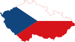 Flag-map of the Czech Republic.svg