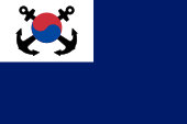 Flag of the Republic of Korea Navy.svg