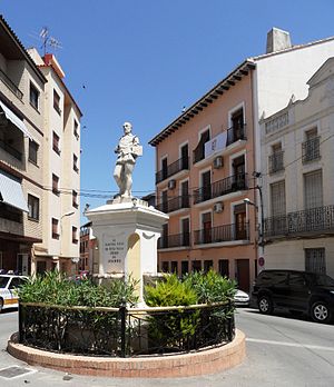 Font de la Figuera. Plaça Major. Joan de Joanes 2.JPG