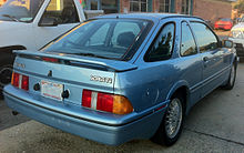 1988-1989 model with the smaller rear wing Ford Merkur XR4Ti hatchback blue SOP.jpg