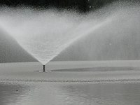 Fountain on Magistrackie Lake