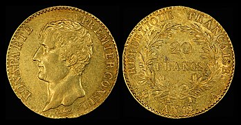 France 1803-04-A 20 Francs