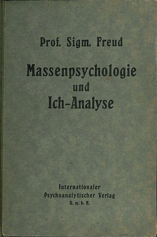 <i>Group Psychology and the Analysis of the Ego</i> 1921 book by Sigmund Freud