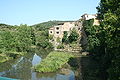 La Thongue et les anciens remparts.