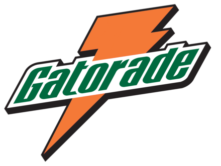 Prior version of the Gatorade logo, in use (with minor variations) from 1973 to 2009