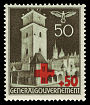 Generalgouvernement 1940 54 Rotes Kreuz, Rathausturm in Krakau.jpg