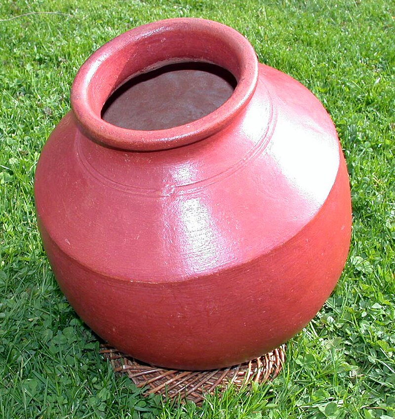 Indian Pot Musical Instrument Native Tamilnadureadily Stock Vector
