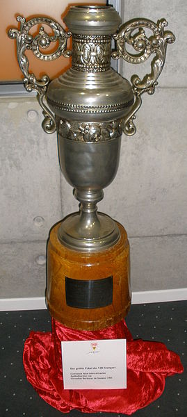 Trophy of the centenary tournament of Girondins de Bordeaux