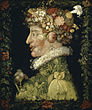 Lente geschilderd door Giuseppe Arcimboldo