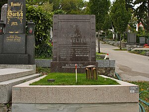 Grab am Ober Sankt Veiter Friedhof in Wien