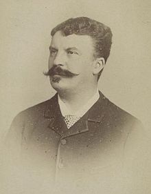 Guy de Maupassant early in his career; by Alphonse Liébert.