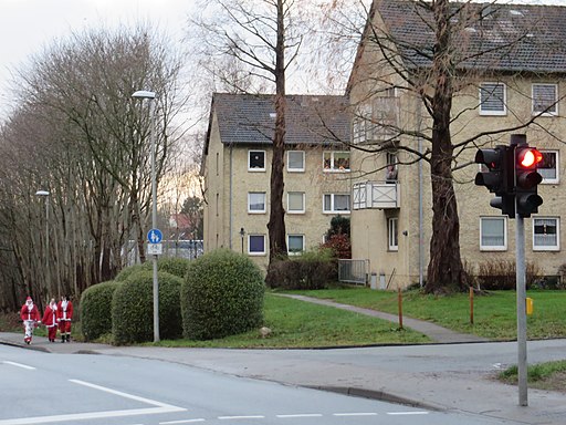 Häuser Joseph-Haydn-Straße (Flensburg Dezember 2018)